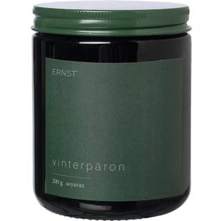 ERNST Ernst duftlys i glas med låg Ø9 cm Vinterpære