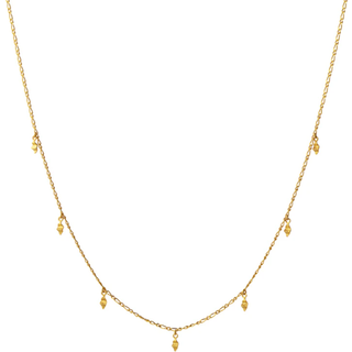 Maanesten Una Halskæde 18 kt. Forgyldt Sølv 2500a - Dame - 925 Sterling Silver