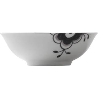 Royal Copenhagen - Black Fluted Mega Skål 35 cl / 16 cm - Serveringsskåle - Karen Kjældgård-Larsen - Porcelæn