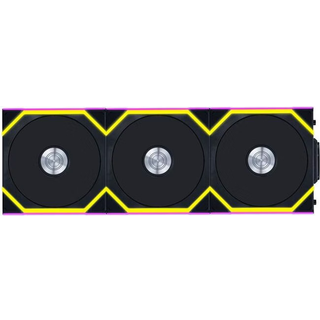 Lian Li UNI FAN SL Wireless 3-pack Black - Kabinet køler - 120mm - Sort med RGB LED lys - 29 dBA