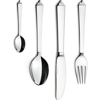 PYRAMIDE sæt, 4 dele (011, 012, 017, 033), Georg Jensen, Blankt rustfrit stål