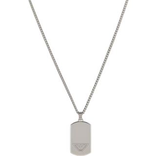 Emporio Armani Stainless Steel Dog Tag Necklace Men’s EGS3125040