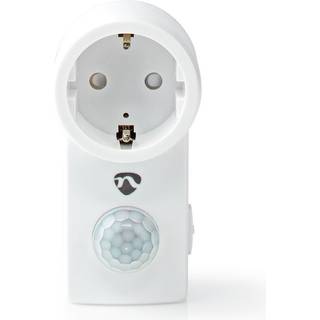 Nedis - bevægelsesdetektor | Indendørs | Type F (CEE 7/7) | Type F (CEE 7/7) | 120 ° | 5 - 300 W | 300 W | 1200 W | 3 - 2000 Lux | Sensor-teknologi: PIR | Sensor rækkevidde: 0.0 - 9.0 m - PIRWI10WT