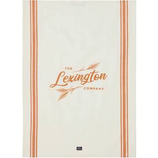 Lexington Organic Cotton Viskestykke 50x70 Cm Pumpkin - Viskestykker Økologisk Bomuld Hvid - 12433007-1617-KT10