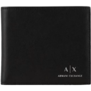 Armani Exchange Black Leather Wallet