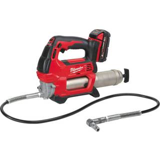 Milwaukee M18 GG-201C Fedtpresse med batteri og oplader