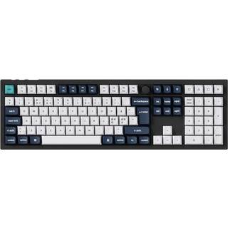 Keychron Q6 MAX 100% Knob Wireless TriMode QMK/VIA - Gateron Jupiter Red - Gaming Tastatur - Nordisk - Sort
