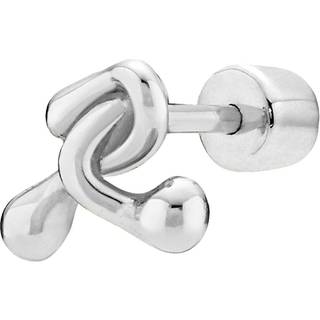 Puff Ball Stud - Silver