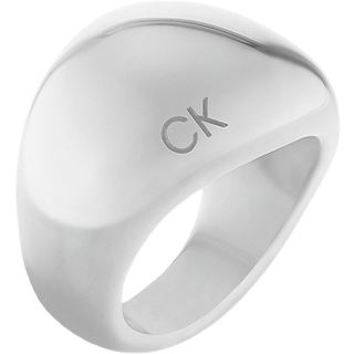 Stainless Steel Chunky Ring - Silver - 7.5
