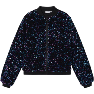 NAME IT Paillet Bomberjakke Runica Black Multi