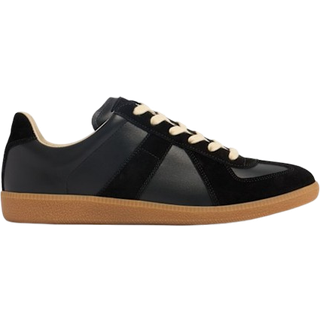 Maison Margiela Replica leather and suede sneakers - black - EU 40