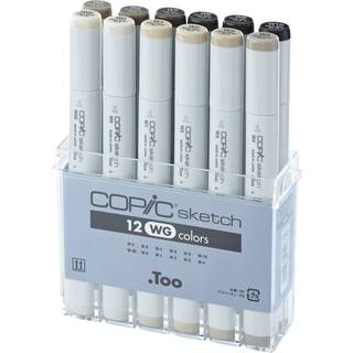 Copic Sketch Warm Grey Set 12