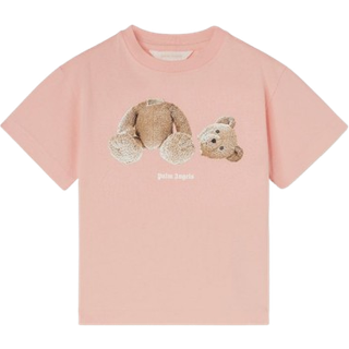 Palm Angels Kids Printed cotton T-shirt - pink - Y 10