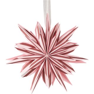 Søstrene Grene | Stjerne til ophæng Ø30 cm | Papir. Ø30 cm. | Bordeaux