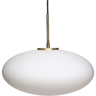 Hübsch - Muse Pendel Ellipse Opal/Brass
