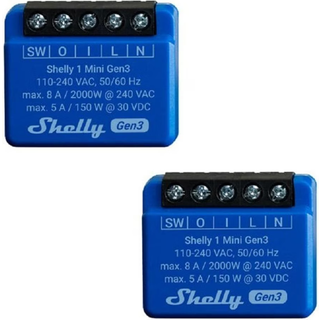 Shelly - Plus 1 Mini Gen3 (Dual pack)