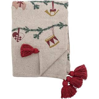 Bloomingville Yule plaid 130x160 cm Natur