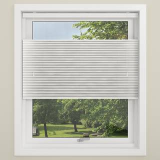DEBEL Touch Split Plisségardin 60 x 160 cm - hvid