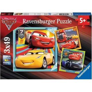 Ravensburger Disney Cars 3 Puslespil 3x49 Brikker