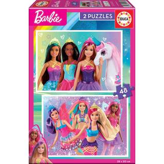 Educa Puslespil, Barbie - 2 x 48 brikker