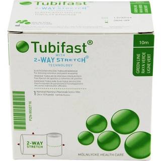 Tubifast 2-WAY Stretch Grøn 5 cm x 10 m. Medicinsk udstyr 1 stk