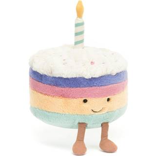 Jellycat bamse Amuseables regnbue fødseldagsgave
