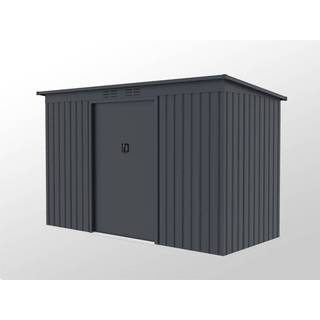 Redskabsskur Redskabsrum Haveskur m/fladt tag 2,77x1,30x1,73m, 3,6m²,ProShed®, Antracit