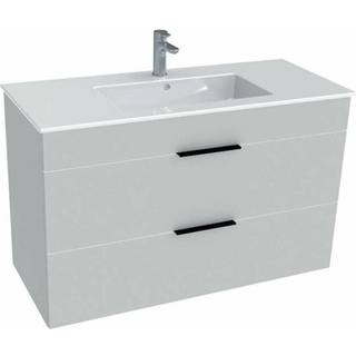 Laufen Jika Cube møbelpakke med skuffer, 100x43 cm, hvid