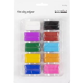 Fine Clay polymer - colorful (På lager i butik)
