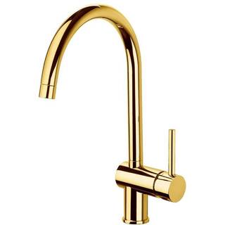 LAVABO Kubus 030 Køkkenarmatur m/C-tud i Natur messing