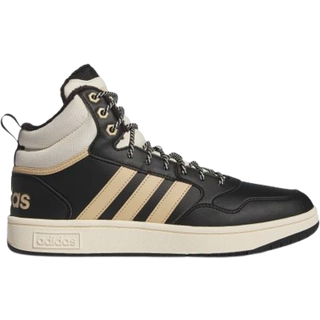 Hoops 3.0 Mid Lifestyle Basketball Classic Fur Lining Winterized sko - Core Black / Magic Beige / Wonder White - 42 2/3