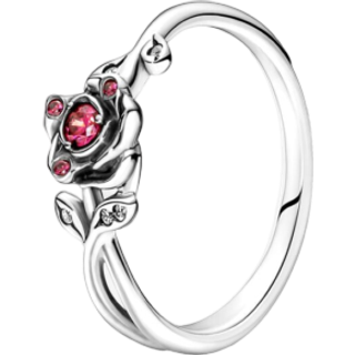 Pandora 190017C01 Damenring Disney Schöne und das Biest Rose