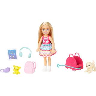 Barbie Chelsea Travel Dukkesæt med Hundehvalp