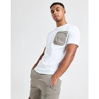 Belier Woven Pocket T-Shirt, Hvid