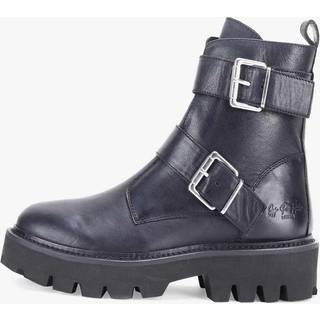 Off The Hook Off The Hook Sutton høje ankelstøvler med dobbelt spænde og lynlås i siden