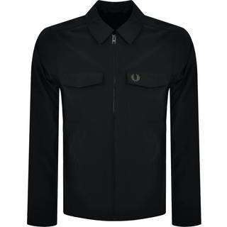 Fred Perry Zip Pocket Overshirt Black