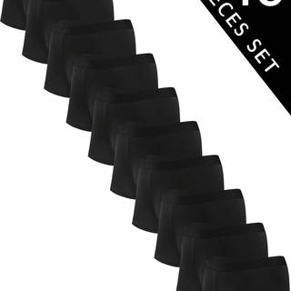 TEMU 10 Pack Men's Underwear Boxer Shorts, Elastic Underwear, Daily Casual Boxer Shorts