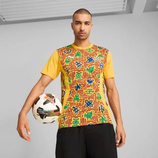 Men&#39;s Puma Ghana Pre-match Jersey, Yellow, Size XL, Sport - Intense Red - XL