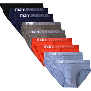 TEMU 10pcs Men's 'fashion Seamless Breathable Stretch Briefs, Sports Underwear, Men's Underwear, In Plus Sizes, Underwear For Men