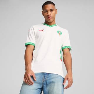 Men&#39;s Puma Morocco 2025 Away Jersey, White, Size M, Clothing - Red - M