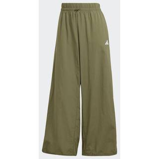 Essentials 3-Stripes Lifestyle Woven Parachute bukser - Olive Strata / White