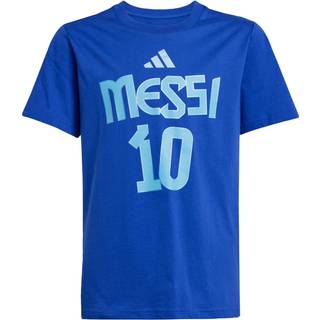 Messi Name and Number Graphic Kids T-shirt - White - 176
