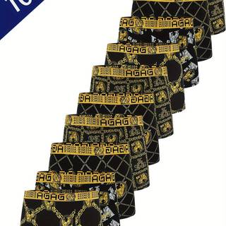 TEMU 10pcs Men's Fit Boxer Briefs - Breathable, Stretchy, Quick-drying, New Autumn And Winter Models Casual Sports Shorts For Casual Attire Soft, Lightweight, -odor, Stretch Fabric