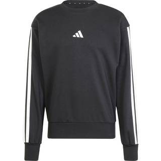 Essentials 3-Stripes French Terry sweatshirt - Black / White - M