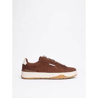 Suede Textured Midsole Trainers
