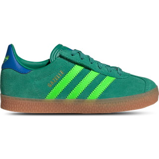 Gazelle Comfort Closure Elastic Lace Kids sko - Semi Court Green / Solar Green / Blue Bird - 28 1/2