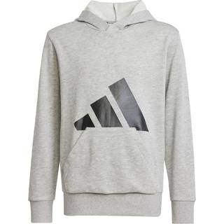 Essentials Kids hættetrøje - Medium Grey Heather / Black - 140