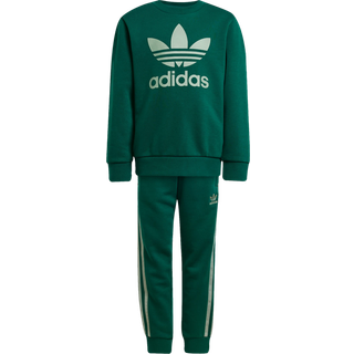 Adicolor Crew Kids sæt - Collegiate Green - 116