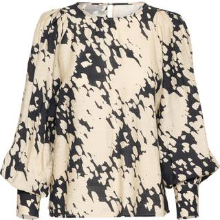 Kaffe KAlouise Bluse - Sort - Str 42 - Damer