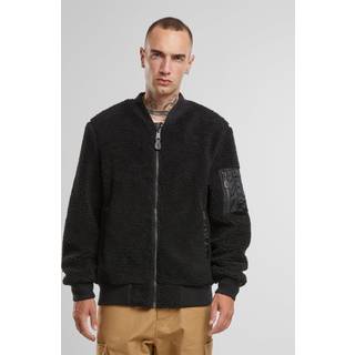 Brandit MA1 Sherpa Bomberjakke Sort XL